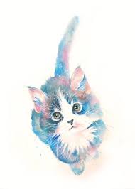 ** *proofing time is 2 business days from the date kitten drawn for a children's story cover. Kitten Cat Kitten Print Animal Print Giclee Art Watercolor Watercolor Art Print Cat Origin Cat Art Watercolor Cat Watercolor Art Prints