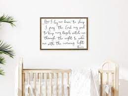 Sign Nursery Prayer