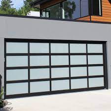 Anodized Aluminum Glass Garage Door