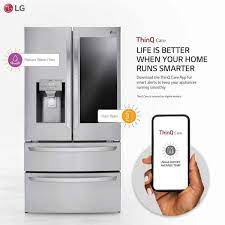 lg 28 cu ft 4 door smart refrigerator