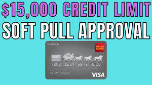 A prioritybuyer® preapproval gives you a credit approval means: Soft Pull Pre Approval 15 000 Wells Fargo Platinum Credit Card Youtube