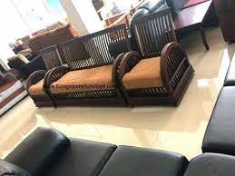 black 5 seater rose wood sofa