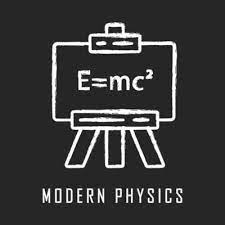 Modern Physics Chalk Icon Theory Of