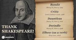 what-are-5-words-that-shakespeare-invented