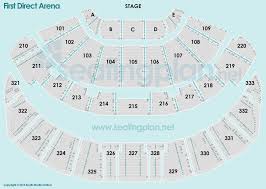 first direct arena detailed seating plan