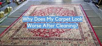 my carpet look worse after cleaning