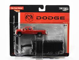 1 64 dodge ram red pickup truck with