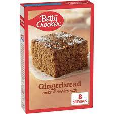 Betty Crocker Ginger Cake Mix gambar png