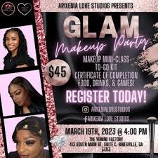 glam makeup party registration fee