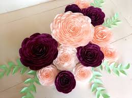 10 Large Paper Flower Wall Decor Baby