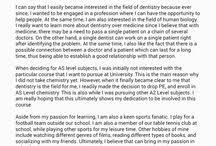 Nice Homeless Essay Topics     Example of personal statement for dental  school jpg INQUARTA