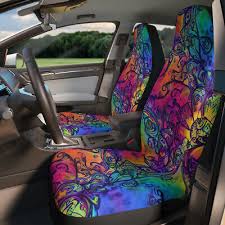 Tie Dye Boho Hippie Car Seat Covers
