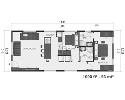 Narrow Lot House Plan 1000 Sq Ft House