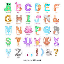 Pdf,ppt,images télécharger gratuits :a to z alphabet drawing pictures pdf. Illustration Drawing Style With Animal Alphabet Free Vector Nohat Free For Designer