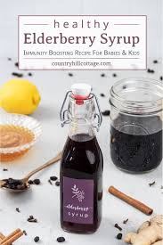 homemade elderberry syrup recipe for