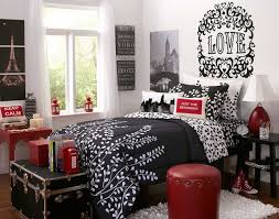 Brown and off white bedroom ideas; The New Room Im Goin For Bedroom Red Dorm Room Bedding Paris Themed Bedroom