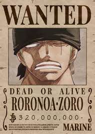 Buy one piece wanted poster and get the best deals at the lowest prices on ebay! Zoro Bounty Wanted Poster Poster By Nichinu Sajwan Displate