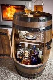 Glass drinks cabinet in cabinets & cupboards. Compact Barrel Drinks Cabinet By Faitmaiz On Etsy Https Www Etsy Com Uk Listing 518953248 Comp Rustic Wooden Furniture Wine Barrel Furniture Barrel Furniture