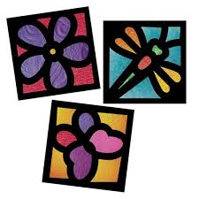 Cardboard Junior Stained Glass Frames