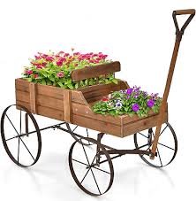 Decorative Garden Planter Small Wagon