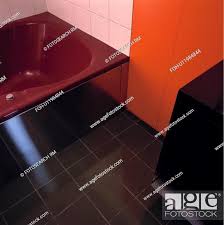 floor tiles in modern bathroom