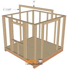garden shed plans 8x8 step by step