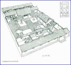 Chinese Traditional House Plan And A