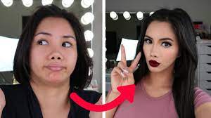 i followed a viral asian makeup