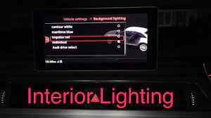 ambient led interior lighting package
