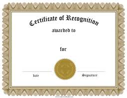 Employee Recognition Award Template Fiddler On Tour