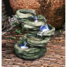 Hi Line Gift Ltd 4 Level Rock Fountain