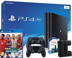 Máy Sony Playstation PS4 Pro 1TB 2 Tay Cầm – Kèm Đĩa PES 2021 & Đế Tản  Nhiệt DOBE (Chính Hãng Sony Việt Nam) - 34GameShop