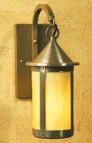 Z2r Craftsman Style Copper Wall Light