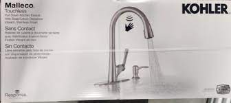 touchless pull down kitchen sink faucet
