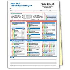 multi point vehicle inspection form