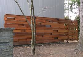 Wood Fence Design Modern Wood Fence