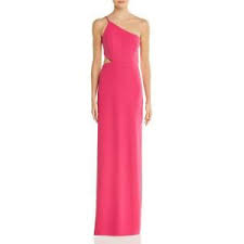 Details About Aidan By Aidan Mattox Womens Pink Cut Out Prom Formal Dress Gown 8 Bhfo 3173