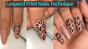 leopard print nails leopard nail art