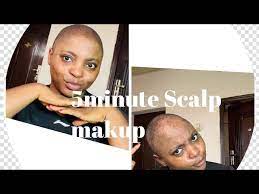 scalp makeup how to cover bald scalp