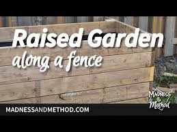 Building Raised Gardens Along A Fence