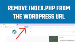 remove index php from the wordpress url