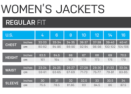 40 Punctual Sports Jacket Size Chart