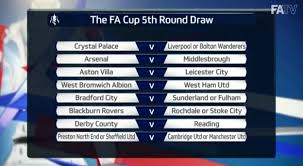 The clubs in the metaphorical velvet bag for the fourth round are listed below, along with their draw numbers. Arsenal Man United And Liverpool All Avoid Each Other In Fa Cup Fifth Round Draw