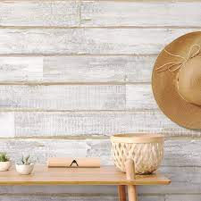 Taiga White Washed Wood Effect Pvc Wall