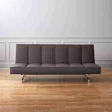flex gravel sleeper sofa cb2