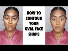 how to contour your oval face alexis