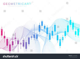 Stock Market Or Forex Trading Graph Chart In Financial
