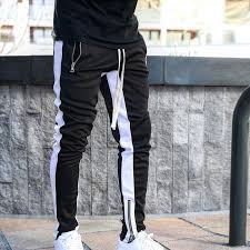 Shop men's sweatpants from asos design and discover a range of casual, relaxed styles in both simple and patterned designs. Mens Joggers Zipper Casual Pants Fitness Sportswear Tracksuit Bottoms Skinny Sweatpants Trousers Black Gyms Jogger Track Pants Harem Pants Aliexpress
