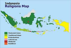 Mapping Religion In Indonesia