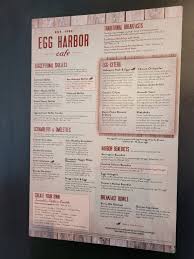 menu at egg harbor cafe chicago 220 e